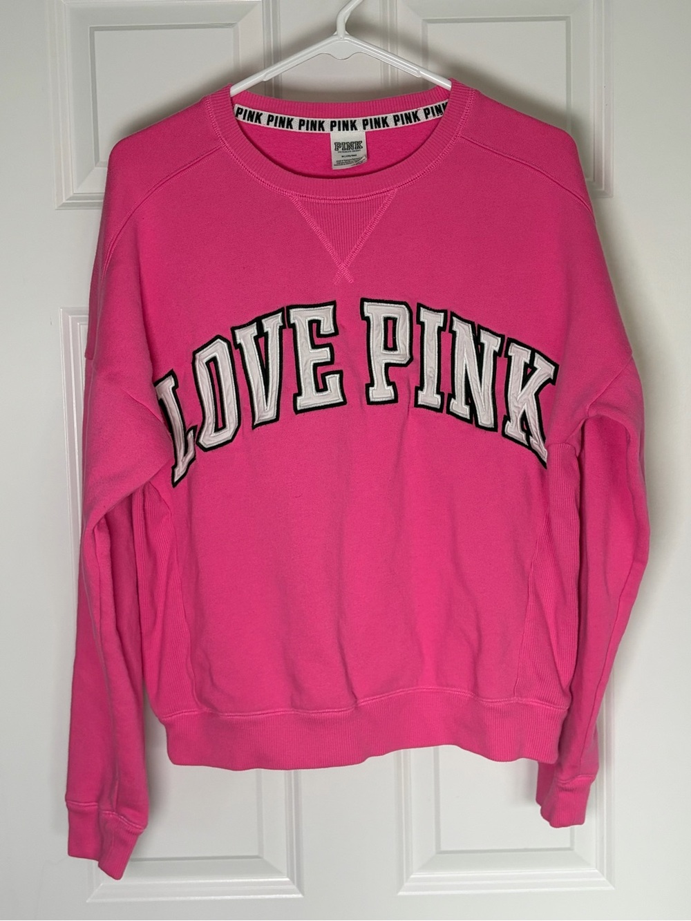 Victoria's Secret PINK Bright Pink Crewneck Sweatshirt